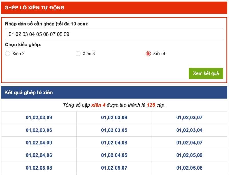 Cách chơi ghép xiên tự động hiệu quả