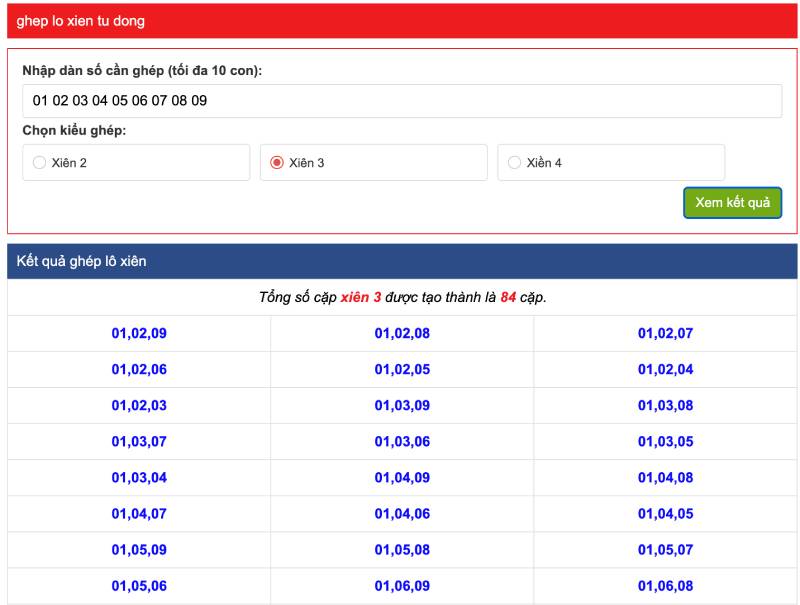 Cơ chế hoạt động của ghép lô xiên tự động