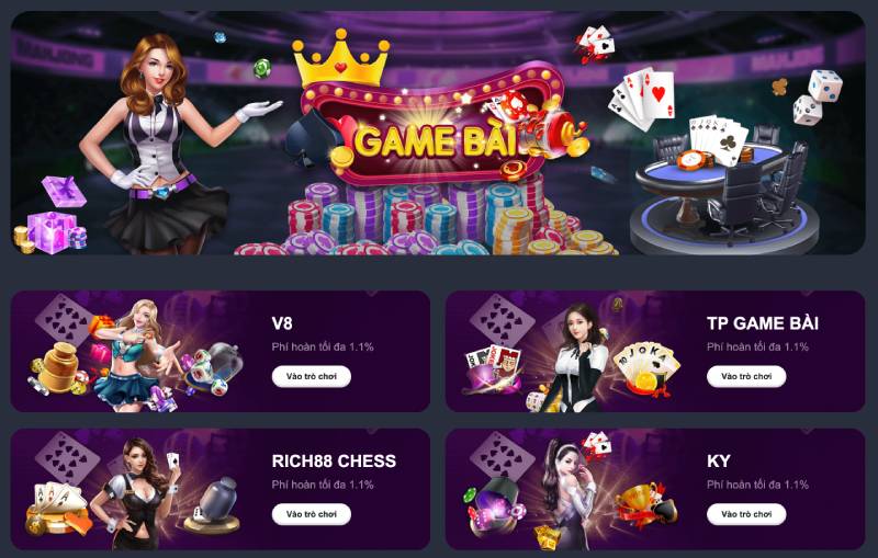 Game bài – Tinh hoa bài bạc châu Á