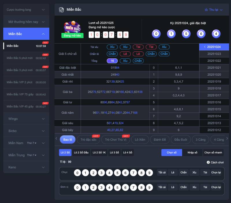 Xổ số trực tuyến – Cược nhanh, kết quả siêu tốc